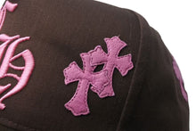 画像をギャラリービューアに読み込む, 新品未使用 CHROME HEARTS クロムハーツ キャップ クロスパッチ 刺繍 クロスボール シルバー 925 ブラウン ピンク 中古 4b002302