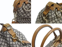 画像をギャラリービューアに読み込む, GUCCI グッチ スーキー ハンドバッグ 247902 GGスプリームキャンバス レザー ブラウン ベージュ ゴールド金具 美品 中古 4b002306