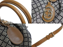 画像をギャラリービューアに読み込む, GUCCI グッチ スーキー ハンドバッグ 247902 GGスプリームキャンバス レザー ブラウン ベージュ ゴールド金具 美品 中古 4b002306