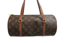 Load image into Gallery viewer, LOUIS VUITTON ルイヴィトン パピヨン30 モノグラムキャンバス ハンドバッグ 旧型 筒形 M51365 ブラウン 美品 中古 4b002308