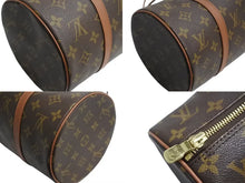 Load image into Gallery viewer, LOUIS VUITTON ルイヴィトン パピヨン30 モノグラムキャンバス ハンドバッグ 旧型 筒形 M51365 ブラウン 美品 中古 4b002308