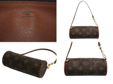 Load image into Gallery viewer, LOUIS VUITTON ルイヴィトン パピヨン30 モノグラムキャンバス ハンドバッグ 旧型 筒形 M51365 ブラウン 美品 中古 4b002308