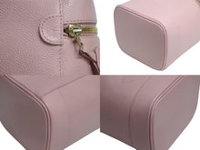 Load image into Gallery viewer, CHANEL シャネル ココマーク バニティバッグ ハンドバッグ 8番台 縦型 キャビアスキン ピンク ゴールド金具 良品 中古 4b002309