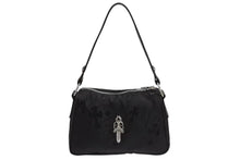 画像をギャラリービューアに読み込む, 新品未使用 CHROME HEARTS クロムハーツ チキンナゲット スモール ワンショルダーバッグ ダガー CHクロス シルバー925 総柄 中古 4b002313