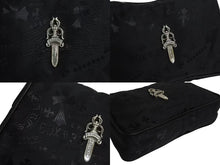 画像をギャラリービューアに読み込む, 新品未使用 CHROME HEARTS クロムハーツ チキンナゲット スモール ワンショルダーバッグ ダガー CHクロス シルバー925 総柄 中古 4b002313