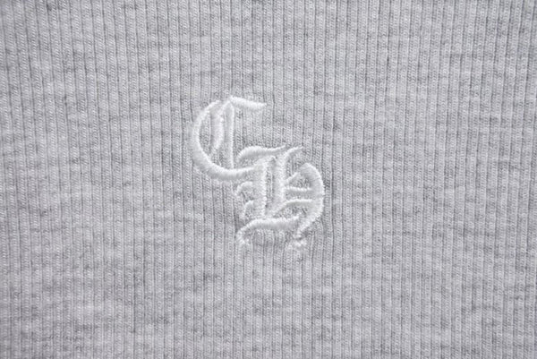新品未使用 CHROME HEARTS クロムハーツ タンクトップ ワンピース トップス サイズS CHプラス CHロゴ刺繍 グレー 中古 4b002314