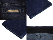 画像をギャラリービューアに読み込む, 新品未使用 CHROME HEARTS クロムハーツ フレアデニムパンツ ジーンズ サイズ27 クロスボールボタン ブーツカット インディゴブルー 中古 4b002316