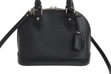 Load image into Gallery viewer, 極美品 LOUIS VUITTON ルイヴィトン アルマBB 2WAYバッグ ハンドバッグ ショルダーバッグ M40862 エピレザー ノワール 中古 4b002322