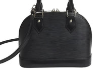 Load image into Gallery viewer, 極美品 LOUIS VUITTON ルイヴィトン アルマBB 2WAYバッグ ハンドバッグ ショルダーバッグ M40862 エピレザー ノワール 中古 4b002322