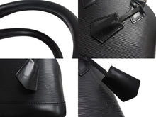 Load image into Gallery viewer, 極美品 LOUIS VUITTON ルイヴィトン アルマBB 2WAYバッグ ハンドバッグ ショルダーバッグ M40862 エピレザー ノワール 中古 4b002322