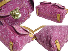 Load image into Gallery viewer, LOUIS VUITTON ルイヴィトン バギーPM モノグラムデニム ショルダーバッグ M95212 デニム レザー ピンク 美品 中古 4b002326