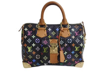 Load image into Gallery viewer, LOUIS VUITTON ルイヴィトン スピーディ30 ハンドバッグ M92642 モノグラム マルチカラー ブラック ゴールド金具 美品 中古 4b002328