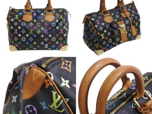 Load image into Gallery viewer, LOUIS VUITTON ルイヴィトン スピーディ30 ハンドバッグ M92642 モノグラム マルチカラー ブラック ゴールド金具 美品 中古 4b002328