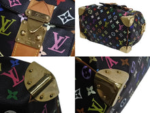 Load image into Gallery viewer, LOUIS VUITTON ルイヴィトン スピーディ30 ハンドバッグ M92642 モノグラム マルチカラー ブラック ゴールド金具 美品 中古 4b002328