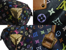 Load image into Gallery viewer, LOUIS VUITTON ルイヴィトン スピーディ30 ハンドバッグ M92642 モノグラム マルチカラー ブラック ゴールド金具 美品 中古 4b002328