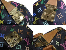 Load image into Gallery viewer, LOUIS VUITTON ルイヴィトン スピーディ30 ハンドバッグ M92642 モノグラム マルチカラー ブラック ゴールド金具 美品 中古 4b002328