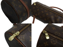 Load image into Gallery viewer, LOUIS VUITTON ルイヴィトン パピヨンPM 26 筒形 ハンドバック ブラウン モノグラム M51386 美品 中古 4b002329