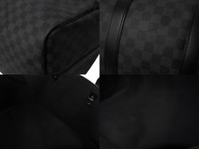 画像をギャラリービューアに読み込む, 極美品 LOUISVUITTON ルイヴィトン キーポルバンドリエール55 ボストンバッグ N41413 ダミエグラフィット キャンバス ブラック 中古 4b002330