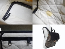 画像をギャラリービューアに読み込む, GOYARD ゴヤール アルパン バックパックMM リュック ALPIN2MMLTY01CL01P ブラック PVC レザー シルバー金具 美品 中古 4b002332