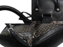 画像をギャラリービューアに読み込む, GOYARD ゴヤール アルパン バックパックMM リュック ALPIN2MMLTY01CL01P ブラック PVC レザー シルバー金具 美品 中古 4b002332