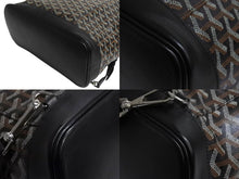 画像をギャラリービューアに読み込む, GOYARD ゴヤール アルパン バックパックMM リュック ALPIN2MMLTY01CL01P ブラック PVC レザー シルバー金具 美品 中古 4b002332