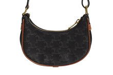 画像をギャラリービューアに読み込む, 極美品 CELINE セリーヌ AVA アヴァ ミニ トリオンフ ワンショルダーバッグ ブラウン ゴールド金具 中古 4b002333