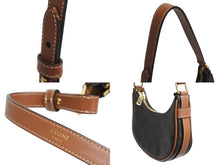 画像をギャラリービューアに読み込む, 極美品 CELINE セリーヌ AVA アヴァ ミニ トリオンフ ワンショルダーバッグ ブラウン ゴールド金具 中古 4b002333