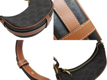 画像をギャラリービューアに読み込む, 極美品 CELINE セリーヌ AVA アヴァ ミニ トリオンフ ワンショルダーバッグ ブラウン ゴールド金具 中古 4b002333