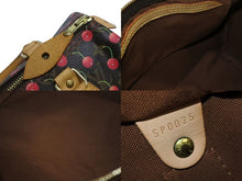 Load image into Gallery viewer, 極美品 LOUIS VUITTON ルイヴィトン モノグラムチェリー スピーディ25 ハンドバッグ M95009 村上隆 ブラウン 中古 4b002335
