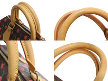 Load image into Gallery viewer, 極美品 LOUIS VUITTON ルイヴィトン モノグラムチェリー スピーディ25 ハンドバッグ M95009 村上隆 ブラウン 中古 4b002335