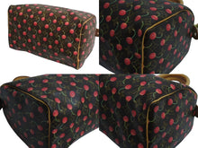 Load image into Gallery viewer, 極美品 LOUIS VUITTON ルイヴィトン モノグラムチェリー スピーディ25 ハンドバッグ M95009 村上隆 ブラウン 中古 4b002335