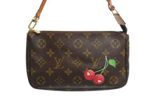 画像をギャラリービューアに読み込む, 極美品 LOUIS VUITTON ルイヴィトン モノグラム チェリー ポシェットアクセソワール アクセサリーポーチ 村上隆 M95008 中古 4b002339
