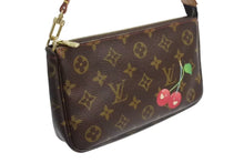 画像をギャラリービューアに読み込む, 極美品 LOUIS VUITTON ルイヴィトン モノグラム チェリー ポシェットアクセソワール アクセサリーポーチ 村上隆 M95008 中古 4b002339