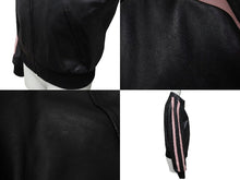 画像をギャラリービューアに読み込む, CELINE セリーヌ ライダースジャケット 2EH71583C ブラック ピンク レーヨン 羊革 レザー 綿 38 2EH71583C 美品 中古 4b002341