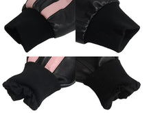 画像をギャラリービューアに読み込む, CELINE セリーヌ ライダースジャケット 2EH71583C ブラック ピンク レーヨン 羊革 レザー 綿 38 2EH71583C 美品 中古 4b002341