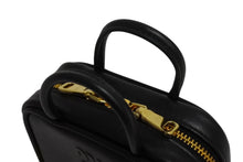 Load image into Gallery viewer, 極美品 MIU MIU ミュウミュウ ボー レザー マイクロバッグ ハンドバッグ 5NR036 カーフ ブラック ゴールド金具 中古 4b002342