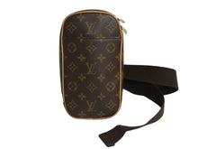画像をギャラリービューアに読み込む, LOUIS VUITTON ルイヴィトン モノグラム ポシェット ガンジュ ボディバッグ M51870 ブラウン 美品 中古 4b002343