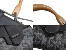 Load image into Gallery viewer, 極美品 GOYARD ゴヤール サイゴン ミニ ソフトバッグ 2WAY ハンドバッグ SAIGONMINTY08CL08P グレー シルバー金具 中古 4b002345