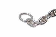 Load image into Gallery viewer, 極美品 HERMES エルメス シェーヌダンクルMM ブレスレット 24AG095877 フランス製 14コマ シルバー925 54.2g 中古 4b002346