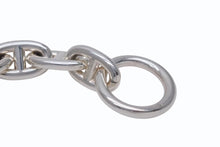Load image into Gallery viewer, 極美品 HERMES エルメス シェーヌダンクルMM ブレスレット 24AG095877 フランス製 14コマ シルバー925 54.2g 中古 4b002346