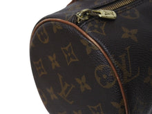 Load image into Gallery viewer, LOUIS VUITTON ルイヴィトン パピヨン26 ハンドバッグ M51386 モノグラム PVC レザー ブラウン ゴールド金具 美品 中古 4b002348