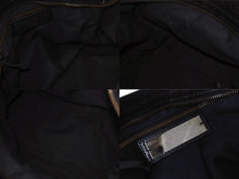 画像をギャラリービューアに読み込む, BALENCIAGA バレンシアガ ハンドバッグ ブラック ザ・シティ 115748 レザー シルバー金具 N22534L 美品 中古 4b002351