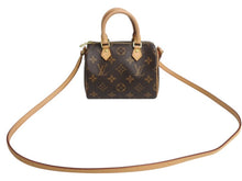 画像をギャラリービューアに読み込む, 極美品 LOUIS VUITTON ルイヴィトン ナノスピーディ 2WAY ショルダーバッグ M61252 モノグラム 中古 4b002352
