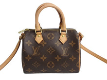 画像をギャラリービューアに読み込む, 極美品 LOUIS VUITTON ルイヴィトン ナノスピーディ 2WAY ショルダーバッグ M61252 モノグラム 中古 4b002352