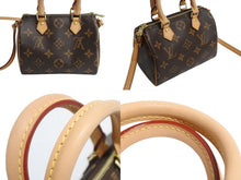 画像をギャラリービューアに読み込む, 極美品 LOUIS VUITTON ルイヴィトン ナノスピーディ 2WAY ショルダーバッグ M61252 モノグラム 中古 4b002352