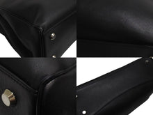 画像をギャラリービューアに読み込む, BALENCIAGA バレンシアガ ロデオ ラージ レザー 2WAY ショルダーバッグ 789744 ブラック シルバー金具 美品 中古 4b002353