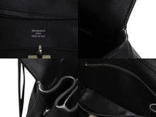 画像をギャラリービューアに読み込む, BALENCIAGA バレンシアガ ロデオ ラージ レザー 2WAY ショルダーバッグ 789744 ブラック シルバー金具 美品 中古 4b002353