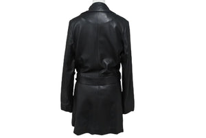 CHROME HEARTS クロムハーツ 4クロスボールボタン レザーコート