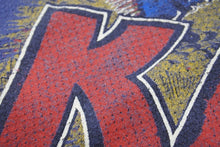 Load image into Gallery viewer, TRUNK SHOW トランクショー KISS 長袖Ｔシャツ ブルー ホワイト バンTシャツ リバイバルプリント シーム コットン 美品 中古 4b002360