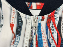画像をギャラリービューアに読み込む, Jean Paul Gaultier ジャンポールゴルチェ ブルゾン サイズ40 JPT011 ジップアップ メジャー柄 総柄 マルチカラー 美品 中古 4b002364